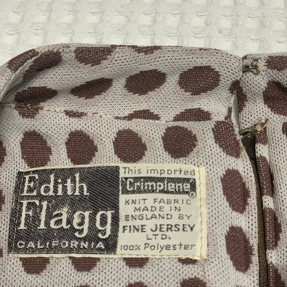 VINTAGE EDITH FLAGG! excellent condition,one of a kind retro/dress SZ 12/14 L XL - Picture 4 of 16